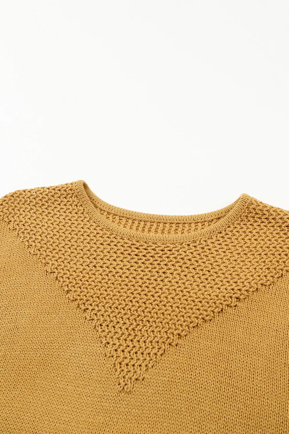 Colorblock Chevron Knit Pullover Sweater - Image #7