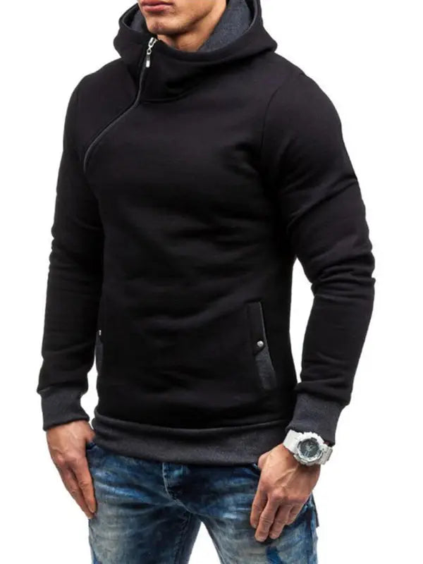 Men's Side Interlock Quarter Zip Pullover - Image #8