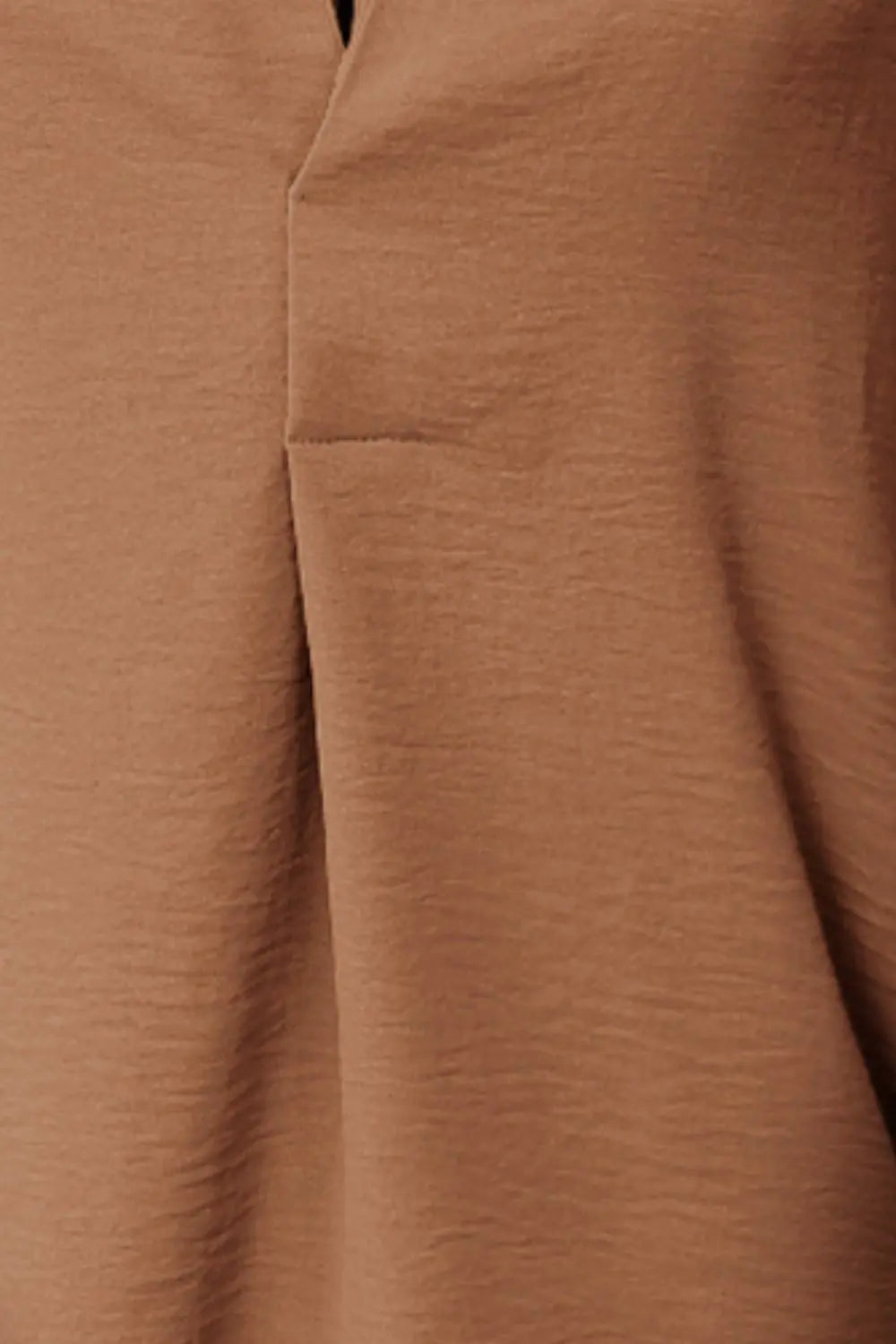 Textured Johnny Collar Three-Quarter Sleeve Blouse - Image #3