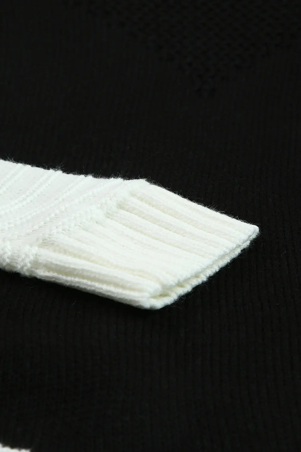 Colorblock Chevron Knit Pullover Sweater - Image #22